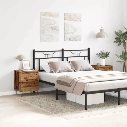 Éjjeliszekrény fiókkal 2 pcs Régi fa 40 x 35 x 50 cm Faanyag