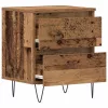 Éjjeliszekrény fiókkal 2 pcs Régi fa 40 x 35 x 50 cm Faanyag
