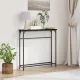 Konzolasztal Musta tammi 75 x 19.5 x 75 cm Műgyantás fa és fém
