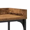 Konzolasztal Régi fa 100 x 30 x 80 cm Műgyantás fa és fém