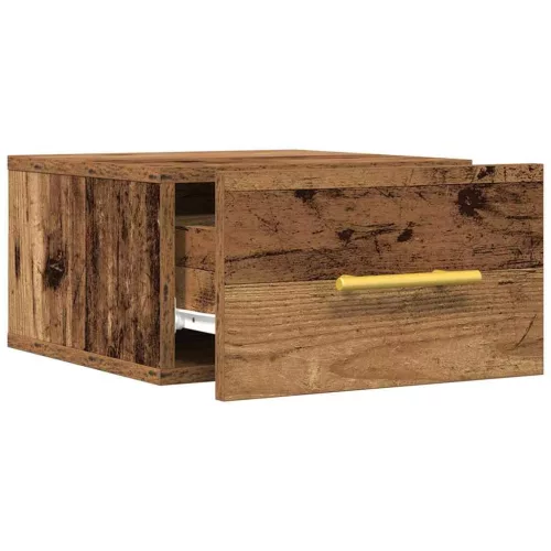 Éjjeliszekrény 2 pcs Régi fa 35 x 35 x 20 cm Faanyag