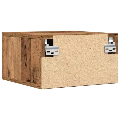 Éjjeliszekrény 2 pcs Régi fa 35 x 35 x 20 cm Faanyag