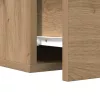 Éjjeliszekrény 2 pcs kézműves tölgy 35 x 35 x 20 cm Faanyag