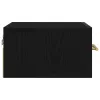 Éjjeliszekrény 2 pcs Musta tammi 35 x 35 x 20 cm Faanyag