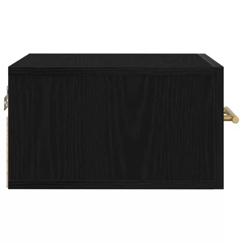 Éjjeliszekrény 2 pcs Musta tammi 35 x 35 x 20 cm Faanyag