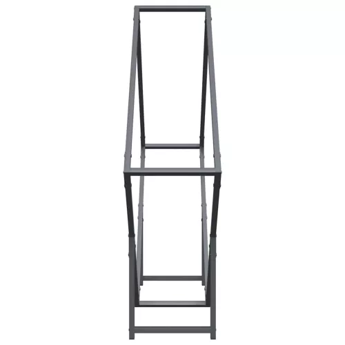 Antracitszürke hidegen hengerelt acél tűzifatároló 100x25x100cm