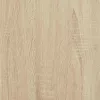 Fürdőszobai tükör polcokkal Fekete 50 x 12 x 60 cm Faanyag
