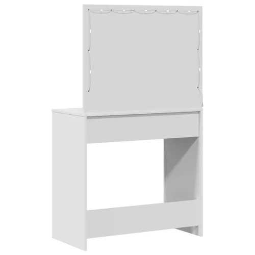 Sminkasztal fiókkal tárolóval Fehér 78.5 x 41 x 135 cm Faanyag