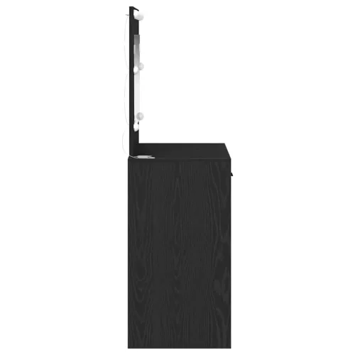 Sminkasztal fiókkal Musta tammi 78.5 x 41 x 135 cm Faanyag