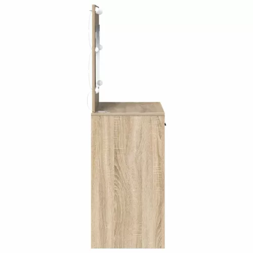 Sminkasztal fiókkal sonoma tölgy 78.5 x 41 x 135 cm Faanyag