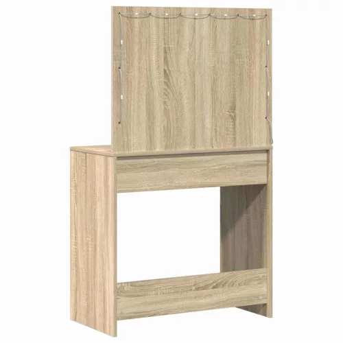 Sminkasztal fiókkal sonoma tölgy 78.5 x 41 x 135 cm Faanyag