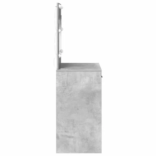 Sminkasztal fiókkal Beton szürke 78.5 x 41 x 135 cm Faanyag