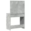 Sminkasztal fiókkal Beton szürke 78.5 x 41 x 135 cm Faanyag