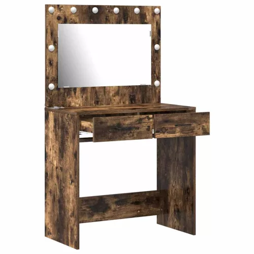 Sminkasztal fiókkal Füstölt tölgy 78.5 x 41 x 135 cm Faanyag