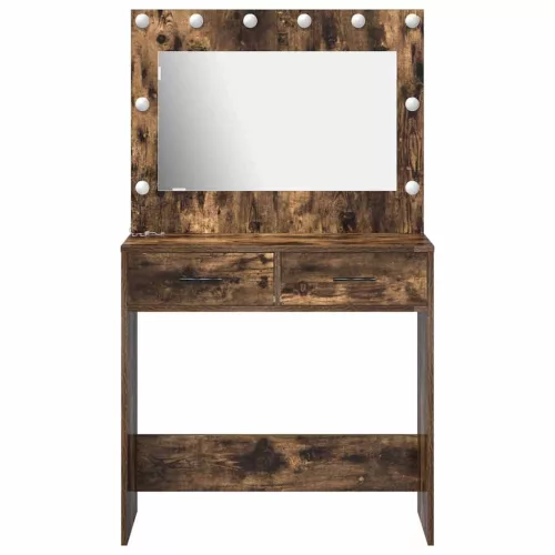 Sminkasztal fiókkal Füstölt tölgy 78.5 x 41 x 135 cm Faanyag