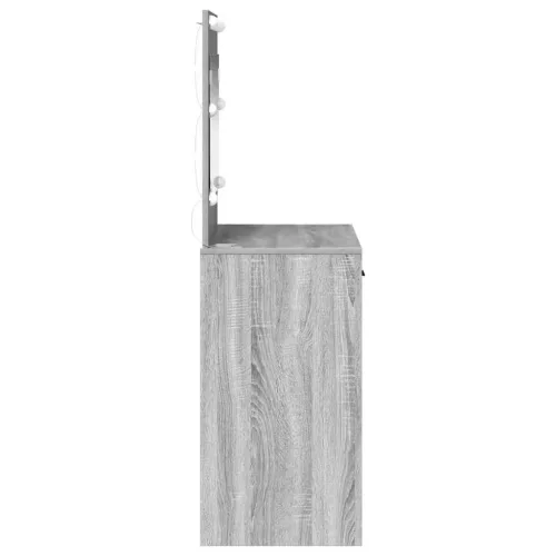 Sminkasztal fiókkal Szürke sonoma 78.5 x 41 x 135 cm Faanyag