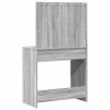 Sminkasztal fiókkal Szürke sonoma 78.5 x 41 x 135 cm Faanyag