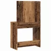 Sminkasztal fiókkal tükörrel Öreg fa 78.5 x 41 x 135 cm Faanyag