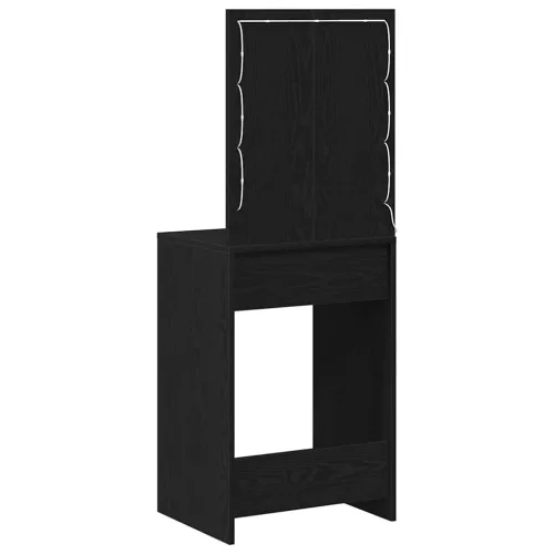 Sminkasztal fiókkal Musta tammi 50 x 41 x 135 cm Faanyag