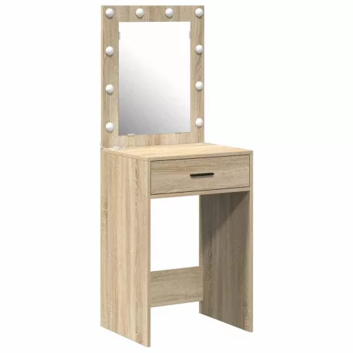 Sminkasztal fiókkal sonoma tölgy 50 x 41 x 135 cm Faanyag