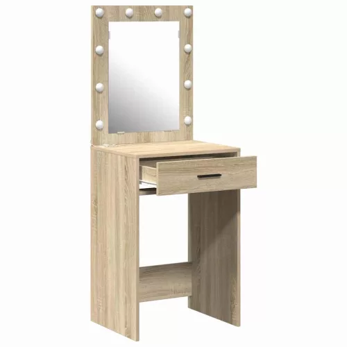 Sminkasztal fiókkal sonoma tölgy 50 x 41 x 135 cm Faanyag