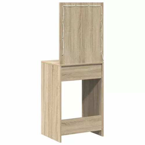 Sminkasztal fiókkal sonoma tölgy 50 x 41 x 135 cm Faanyag