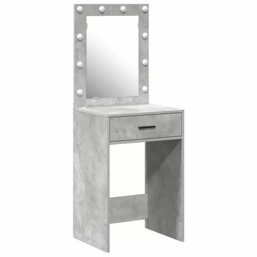Sminkasztal fiókkal Beton szürke 50 x 41 x 135 cm Faanyag