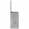 Sminkasztal fiókkal Beton szürke 50 x 41 x 135 cm Faanyag