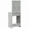 Sminkasztal fiókkal Beton szürke 50 x 41 x 135 cm Faanyag