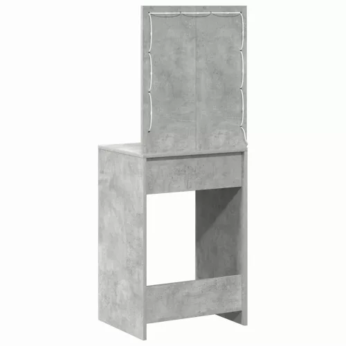 Sminkasztal fiókkal Beton szürke 50 x 41 x 135 cm Faanyag