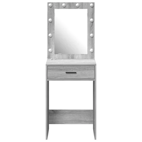 Sminkasztal fiókkal Szürke Sonoma 50 x 41 x 135 cm Faanyag