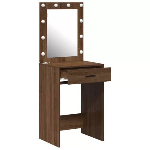 Sminkasztal fiókkal Barna Tölgy 50 x 41 x 135 cm Faanyag