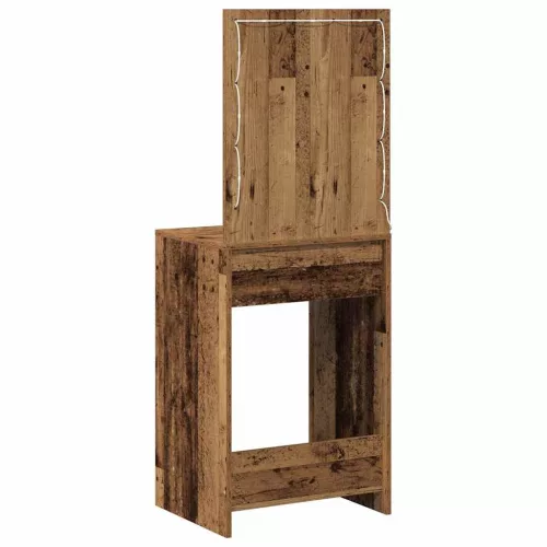 Sminkasztal fiókkal tárolóval Öreg fa 50 x 41 x 135 cm Faanyag