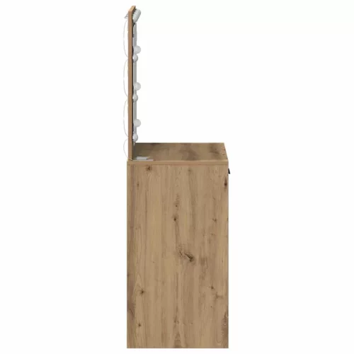 Sminkasztal fiókkal kézműves tölgy 50 x 41 x 135 cm Faanyag