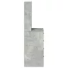 Magasfiú fiókkal Beton szürke 40 x 41 x 135 cm Faanyag