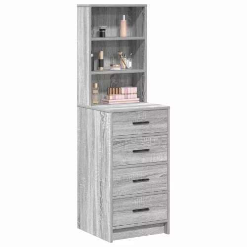 Magasfiú fiókkal Szürke sonoma 40 x 41 x 135 cm Faanyag