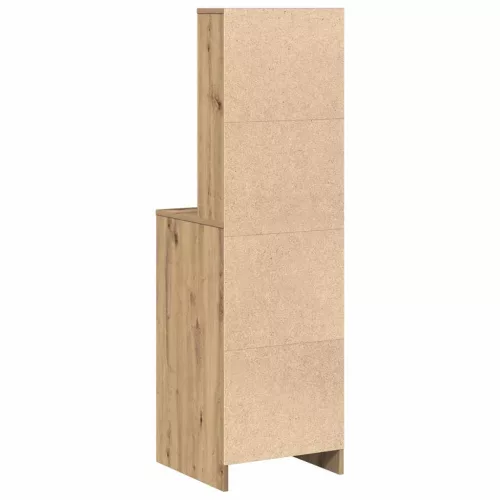 Magasfiú fiókkal kézműves tölgy 40 x 41 x 135 cm Faanyag