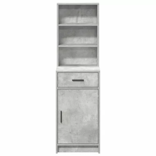 Magasfiú fiókkal Beton szürke 40 x 40,5 x 135 cm Faanyag