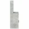 Magasfiú fiókkal Beton szürke 40 x 40,5 x 135 cm Faanyag