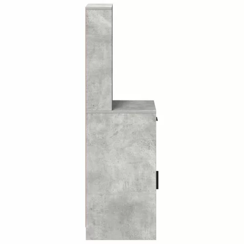 Magasfiú fiókkal Beton szürke 40 x 40,5 x 135 cm Faanyag
