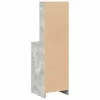 Magasfiú fiókkal Beton szürke 40 x 40,5 x 135 cm Faanyag