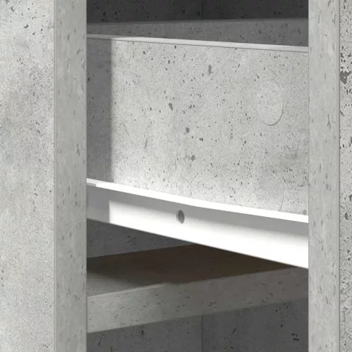Magasfiú fiókkal Beton szürke 40 x 40,5 x 135 cm Faanyag