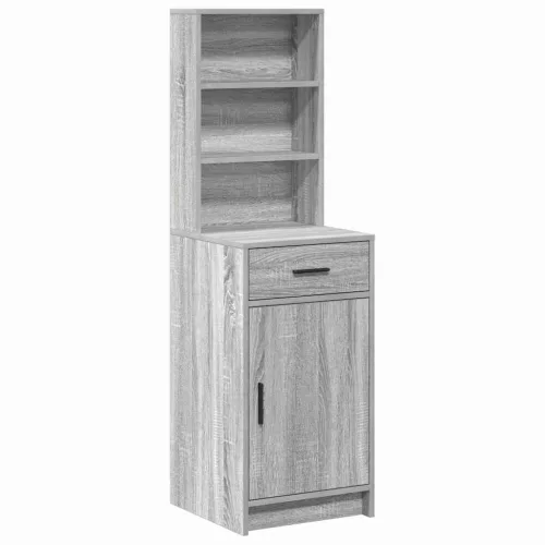 Magasfiú fiókkal Szürke sonoma 40 x 40,5 x 135 cm Faanyag