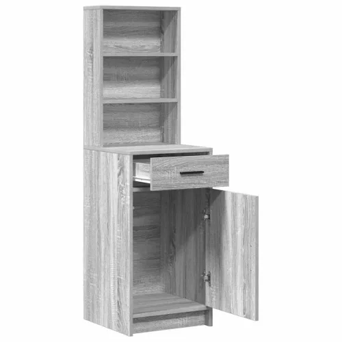 Magasfiú fiókkal Szürke sonoma 40 x 40,5 x 135 cm Faanyag
