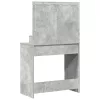 Sminktükör fiókkal Beton szürke 79 x 41 x 135 cm Faanyag