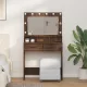 Sminktükör fiókkal Barna Tölgy 79 x 41 x 135 cm Faanyag