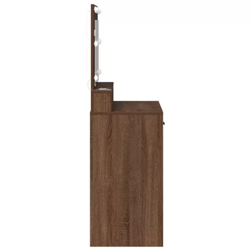 Sminktükör fiókkal Barna Tölgy 79 x 41 x 135 cm Faanyag