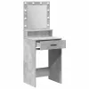 Sminktükör fiókkal Beton szürke 50 x 41 x 135 cm Faanyag