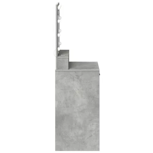 Sminktükör fiókkal Beton szürke 50 x 41 x 135 cm Faanyag