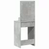 Sminktükör fiókkal Beton szürke 50 x 41 x 135 cm Faanyag